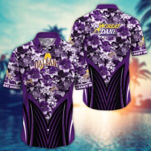 NCAA Albany Great Danes Hawaiian Shirt College Bloom Burst For Fans