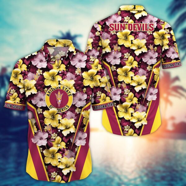 NCAA Arizona State Sun Devils Hawaiian Shirt Hawaiian Glory For Fans