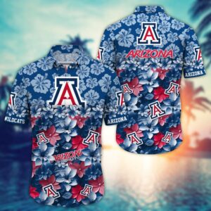 NCAA Arizona Wildcats Hawaiian Shirt Campus Cool Hawaiian Threads For Fans