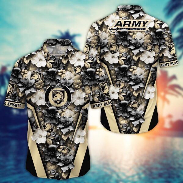 NCAA Army Black Knights Hawaiian Shirt Team Spirit Blossoms For Fans