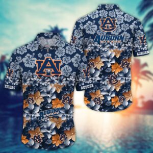 NCAA Auburn Tigers Hawaiian Shirt College Spirit Hawaiian Vibes For Fans