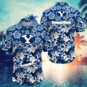 NCAA BYU Cougars Hawaiian Shirt Campus Cool Hawaiian Threads For Fans