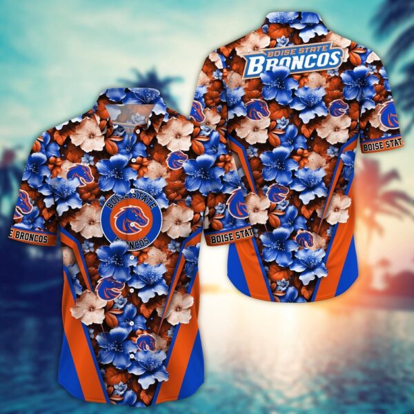 NCAA Boise State Broncos Hawaiian Shirt Tropics Team Pride For Fans