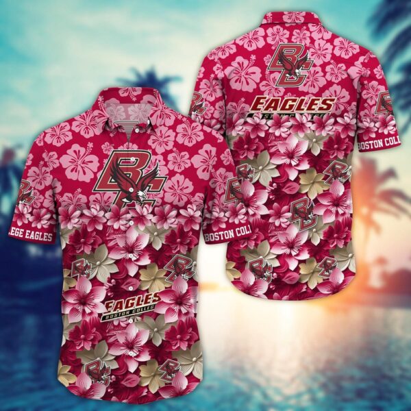 NCAA Boston College Eagles Hawaiian Shirt Campus Cool Hawaiian Threads For Fans