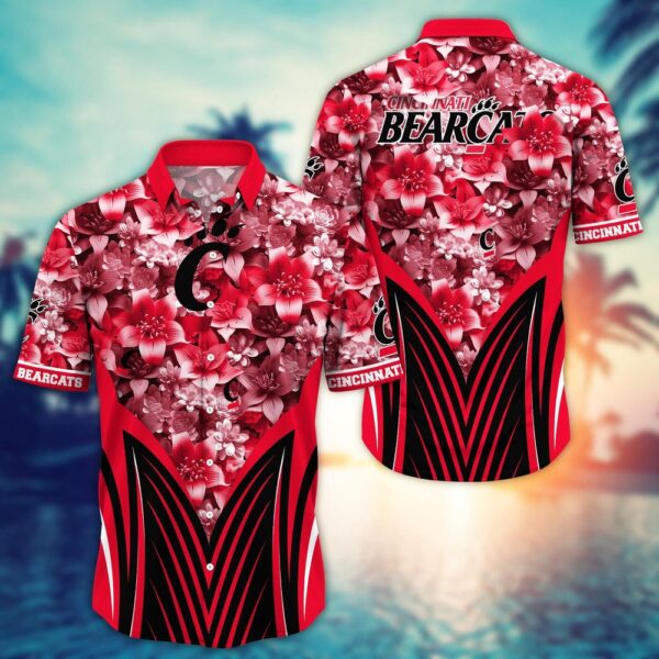 NCAA Cincinnati Bearcats Hawaiian Shirt College Bloom Burst For Fans