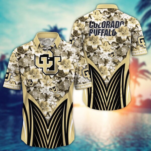 NCAA Colorado Buffaloes Hawaiian Shirt College Bloom Burst For Fans