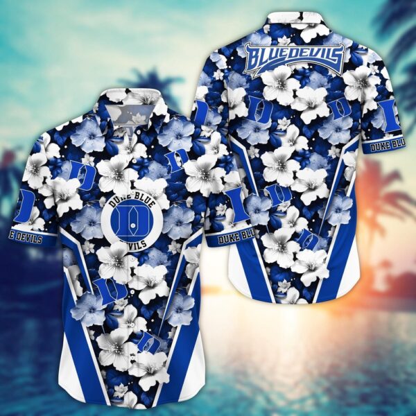 NCAA Duke Blue Devils Hawaiian Shirt Hawaiian Glory For Fans