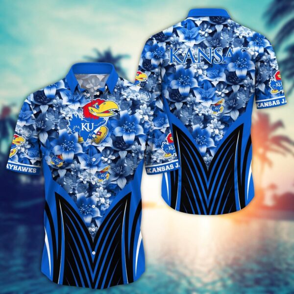 NCAA Kansas Jayhawks Hawaiian Shirt Campus Breeze For Fans