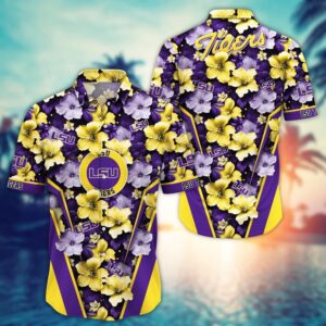 NCAA LSU TIGERS Hawaiian Shirt…