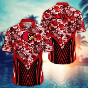 NCAA Louisville Cardinals Hawaiian Shirt…