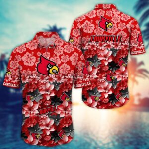 NCAA Louisville Cardinals Hawaiian Shirt…