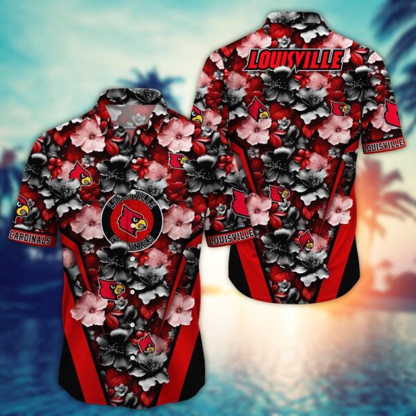 NCAA Louisville Cardinals Hawaiian Shirt Hawaiian Glory For Fans