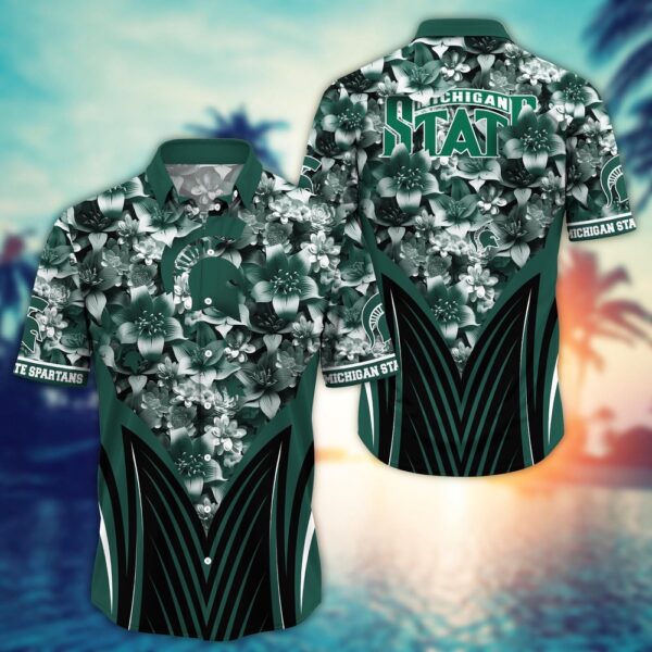 NCAA Michigan State Spartans Hawaiian Shirt Touchdown Trends For Fans