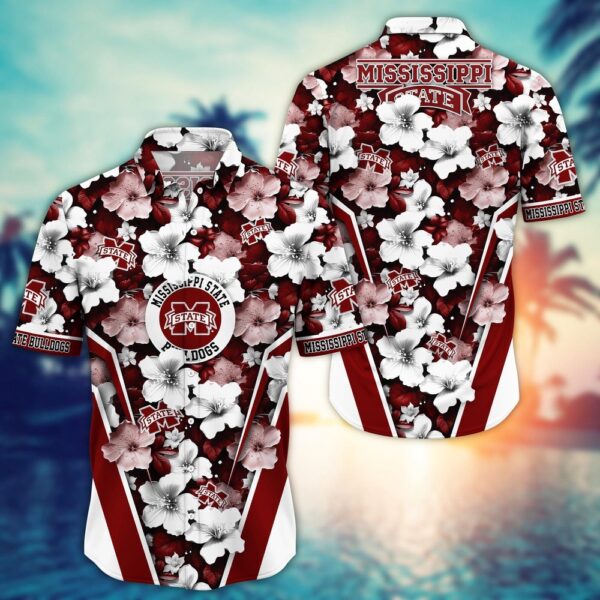 NCAA Mississippi State Bulldogs Hawaiian Shirt Tropics Team Pride For Fans