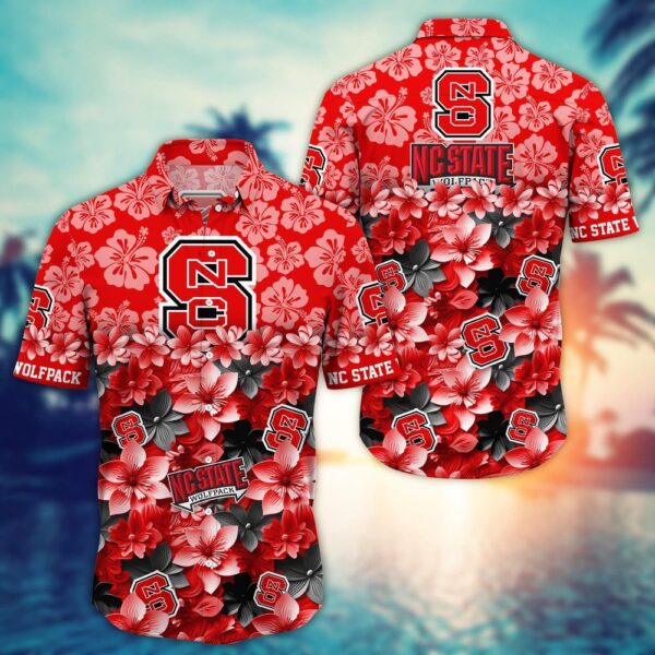 NCAA NC State Wolfpack Hawaiian Shirt Campus Cool Hawaiian Threads For Fans