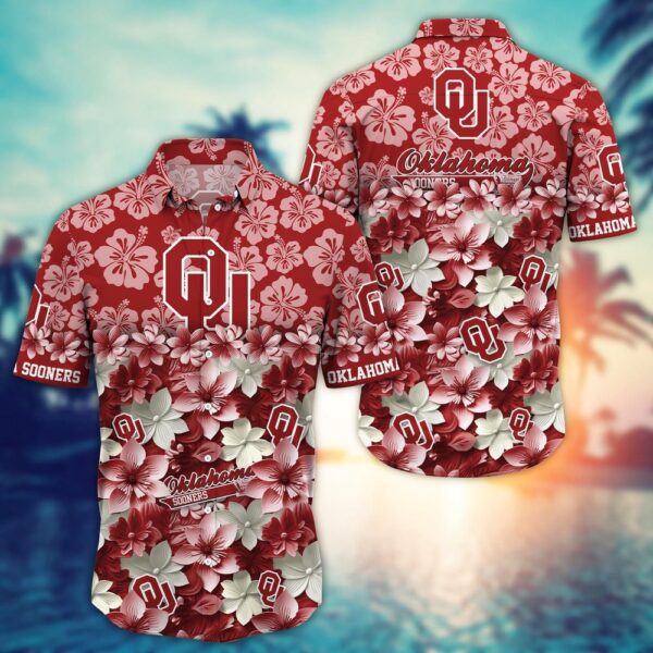 NCAA Oklahoma Sooners Hawaiian Shirt College Spirit Hawaiian Vibes For Fans