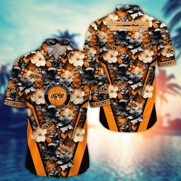 NCAA Oklahoma State Cowboys Hawaiian Shirt Tropics Team Pride For Fans