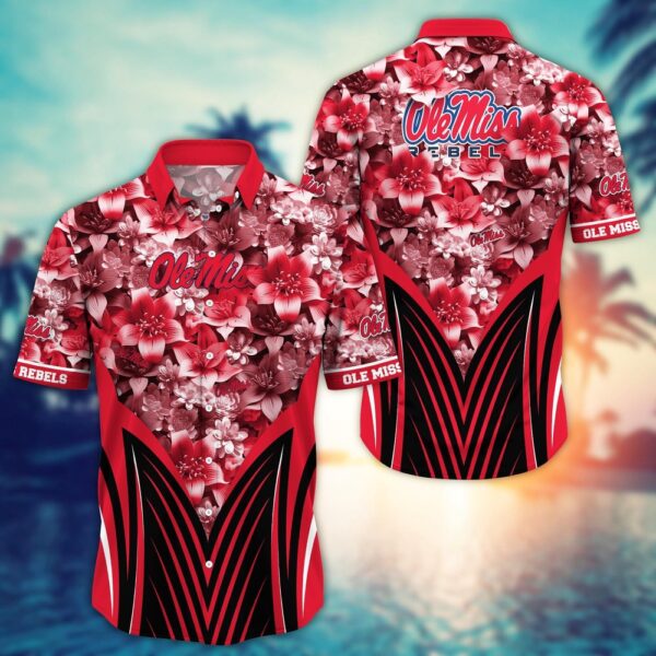 NCAA Ole Miss Rebels Hawaiian Shirt Campus Breeze For Fans