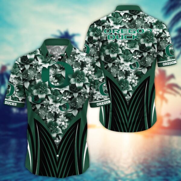 NCAA Oregon Ducks Hawaiian Shirt Campus Breeze For Fans