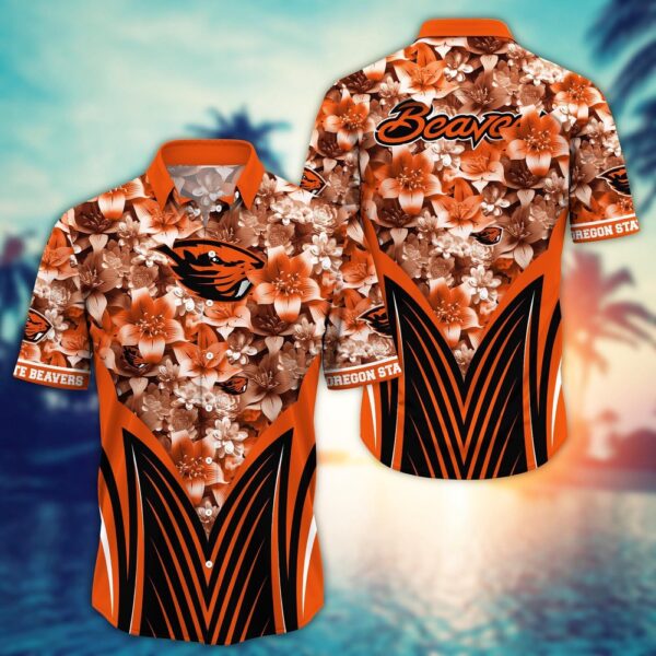 NCAA Oregon State Beavers Hawaiian Shirt Campus Breeze For Fans