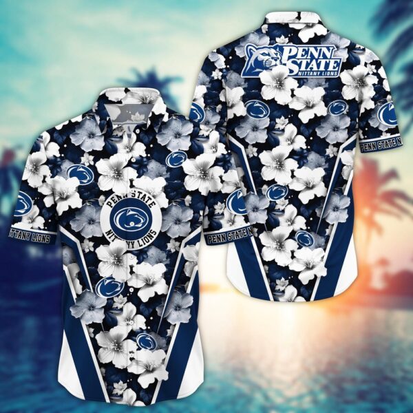 NCAA Penn State Nittany Lions Hawaiian Shirt Tropics Team Pride For Fans