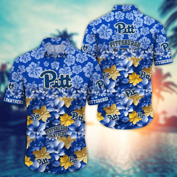 NCAA Pittsburgh Panthers Hawaiian Shirt Campus Cool Hawaiian Threads For Fans