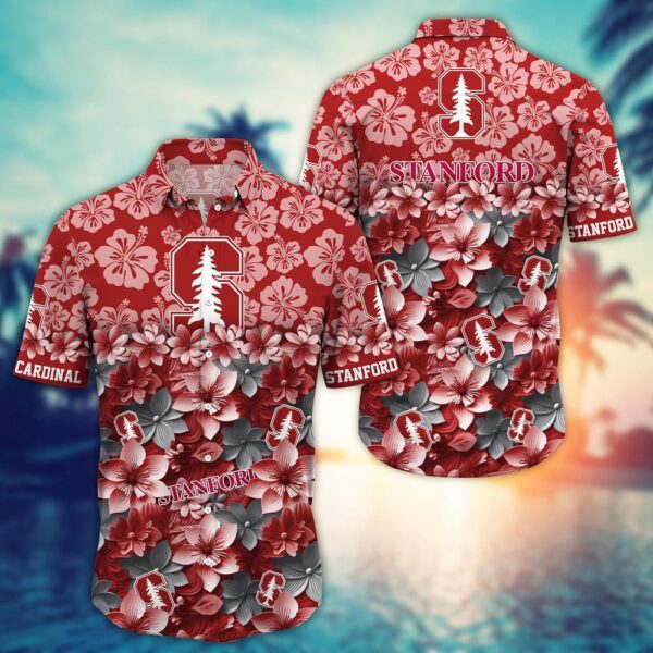 NCAA Stanford Cardinal Hawaiian Shirt College Spirit Hawaiian Vibes For Fans