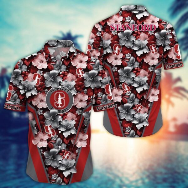 NCAA Stanford Cardinal Hawaiian Shirt Tropics Team Pride For Fans