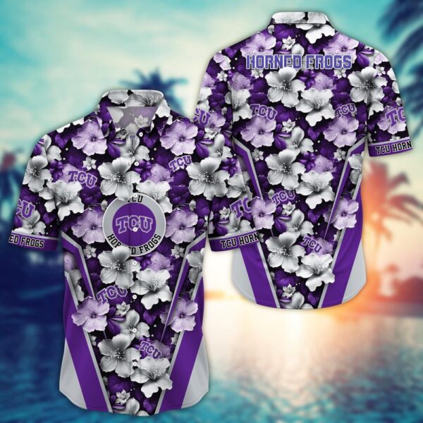 NCAA TCU Horned Frogs Hawaiian Shirt Tropics Team Pride For Fans