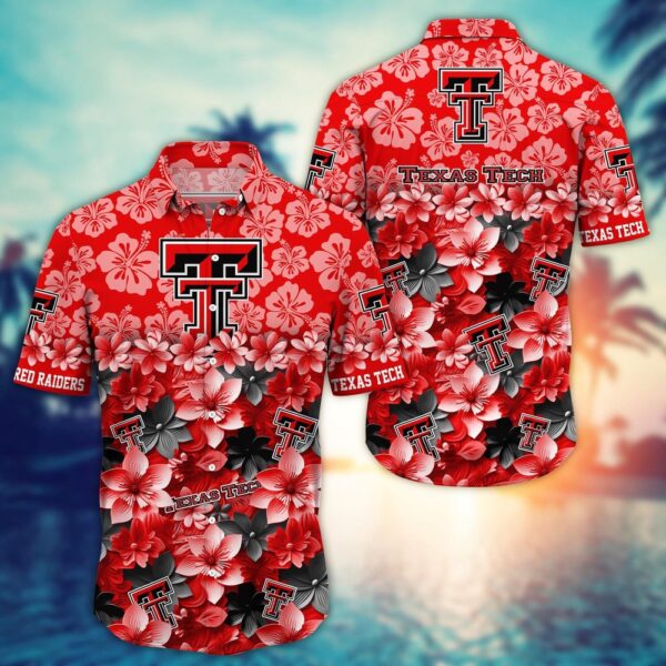 NCAA Texas Tech Red Raiders Hawaiian Shirt Campus Cool Hawaiian Threads For Fans