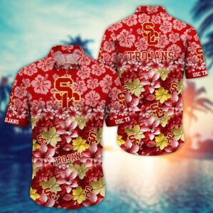 NCAA USC Trojans Hawaiian Shirt…