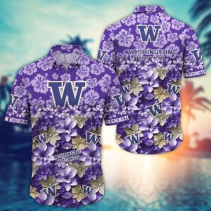 NCAA Washington Huskies Hawaiian Shirt…