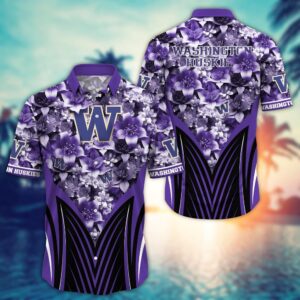 NCAA Washington Huskies Hawaiian Shirt…