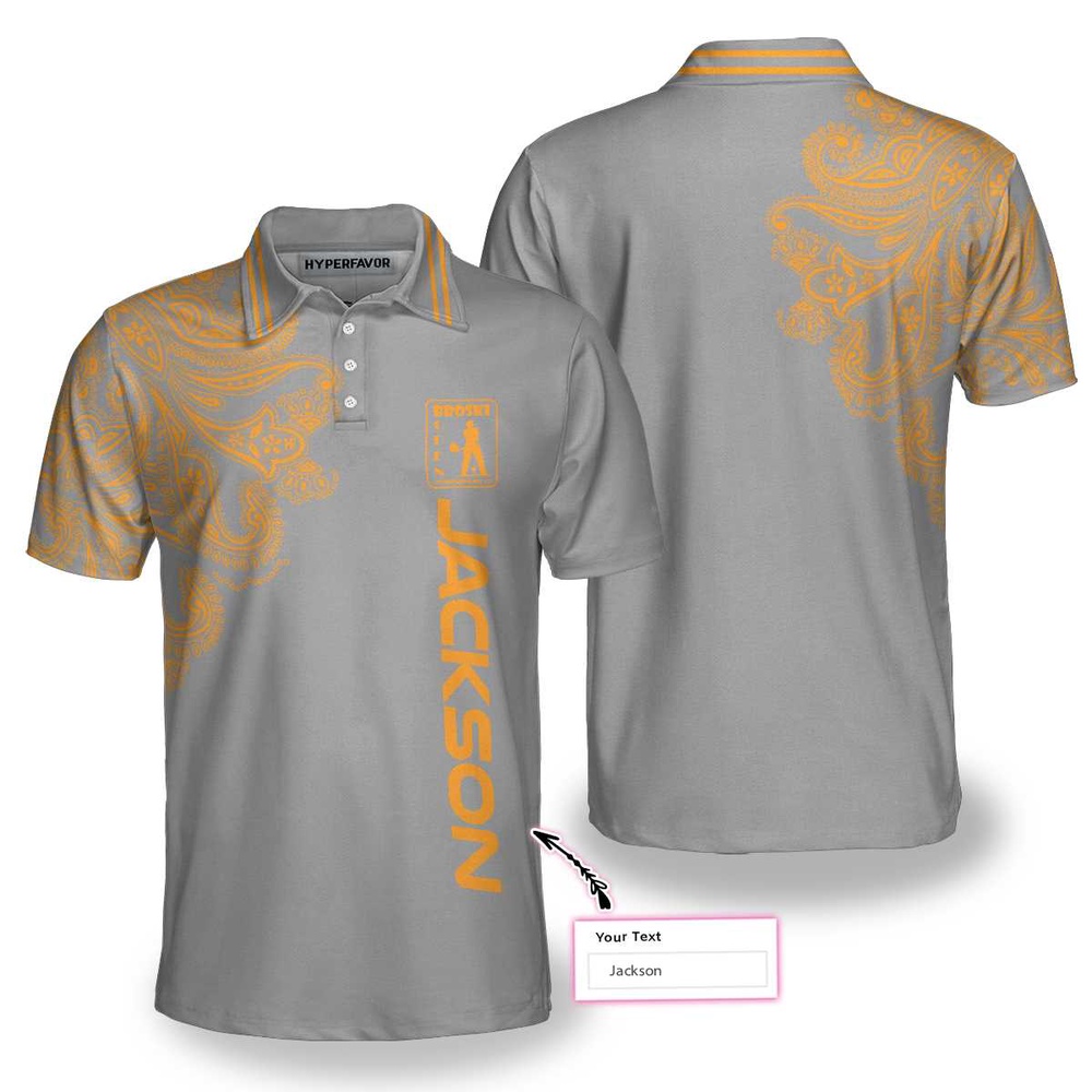 Broski Open Golfer Custom Polo Shirt