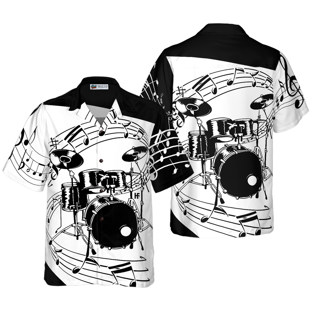 Drums For Music Hawaiian Shirt