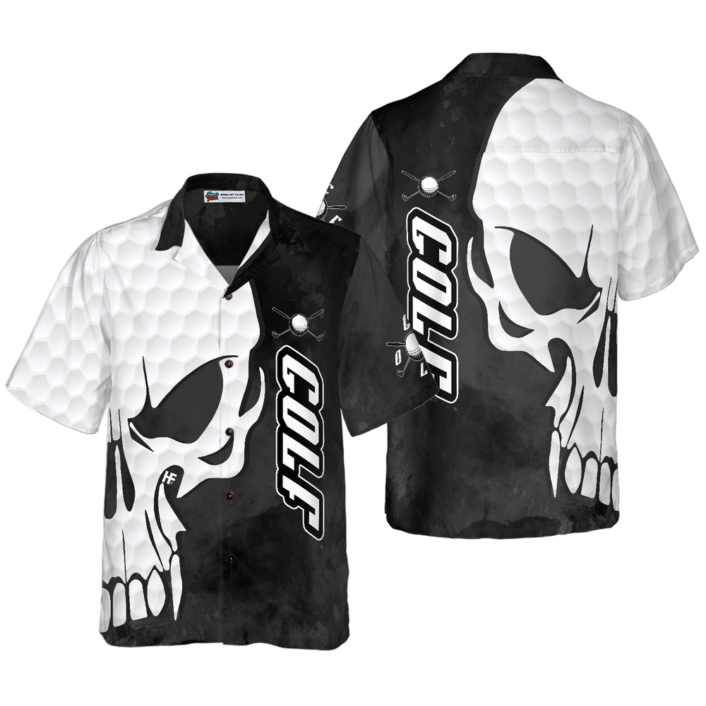 Golf And Skull Hawaiian Shirt