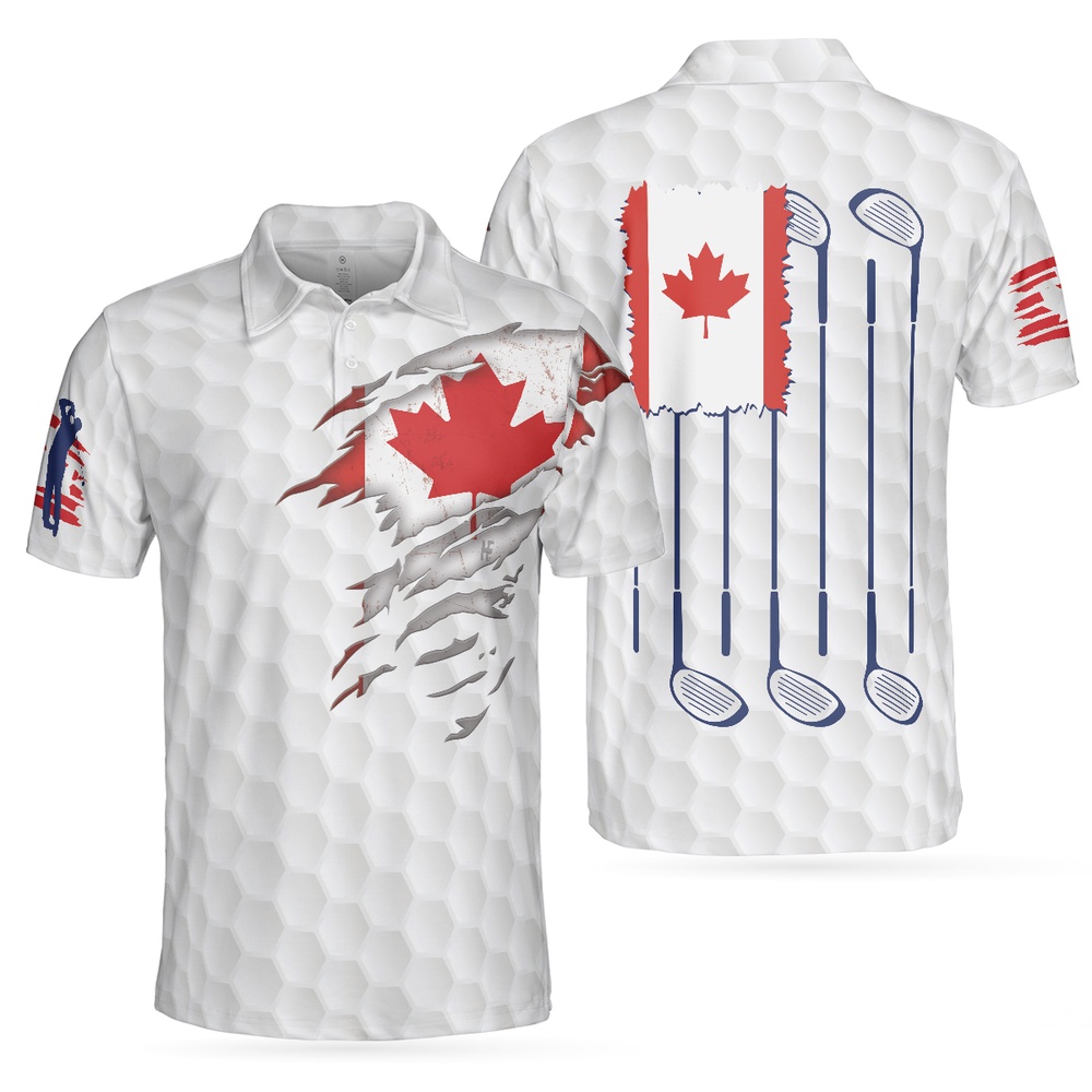 Golf Canada Flag Short Sleeve…