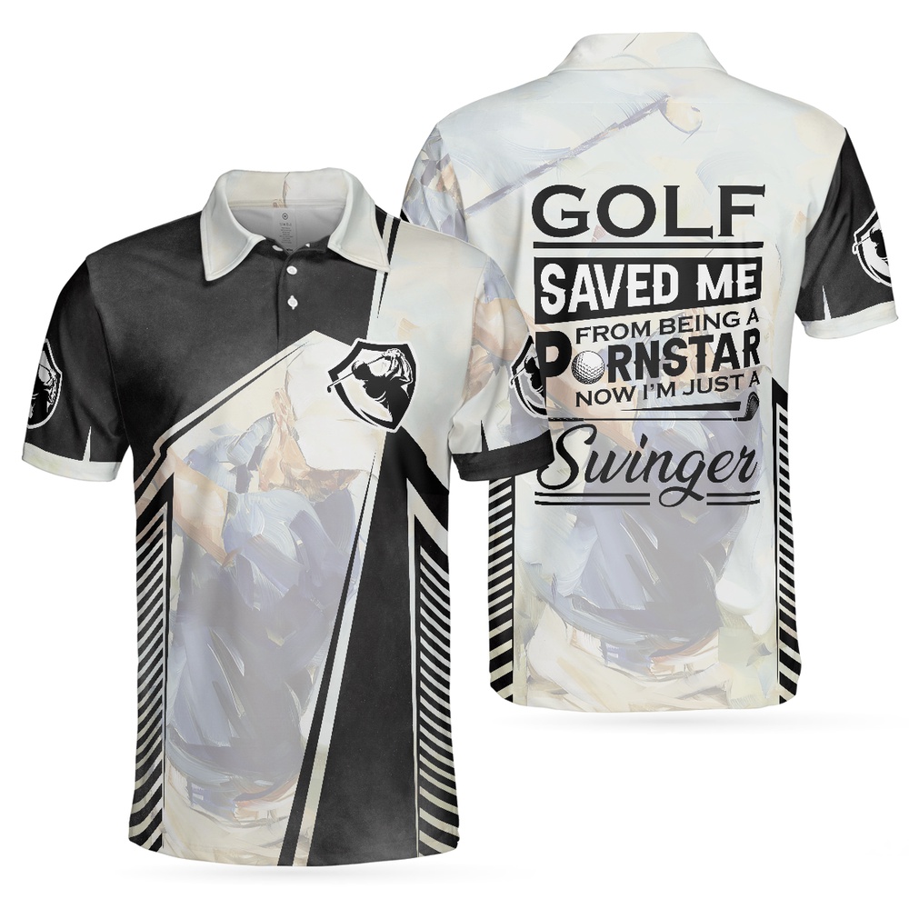 Golf Saved Me Golfing Polo…