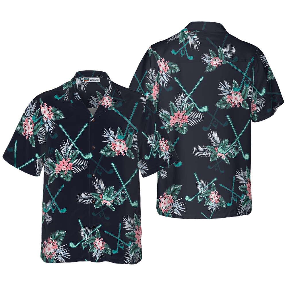 Golf Tropical Hawaiian Shirt