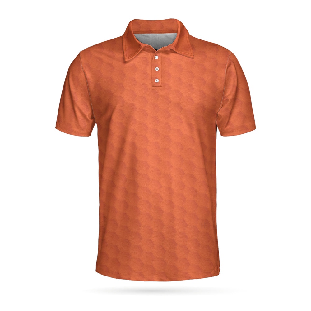 Orange Golf Ball Pattern Short…