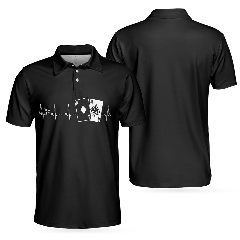 Poker Heartbeat Short Sleeve Polo…