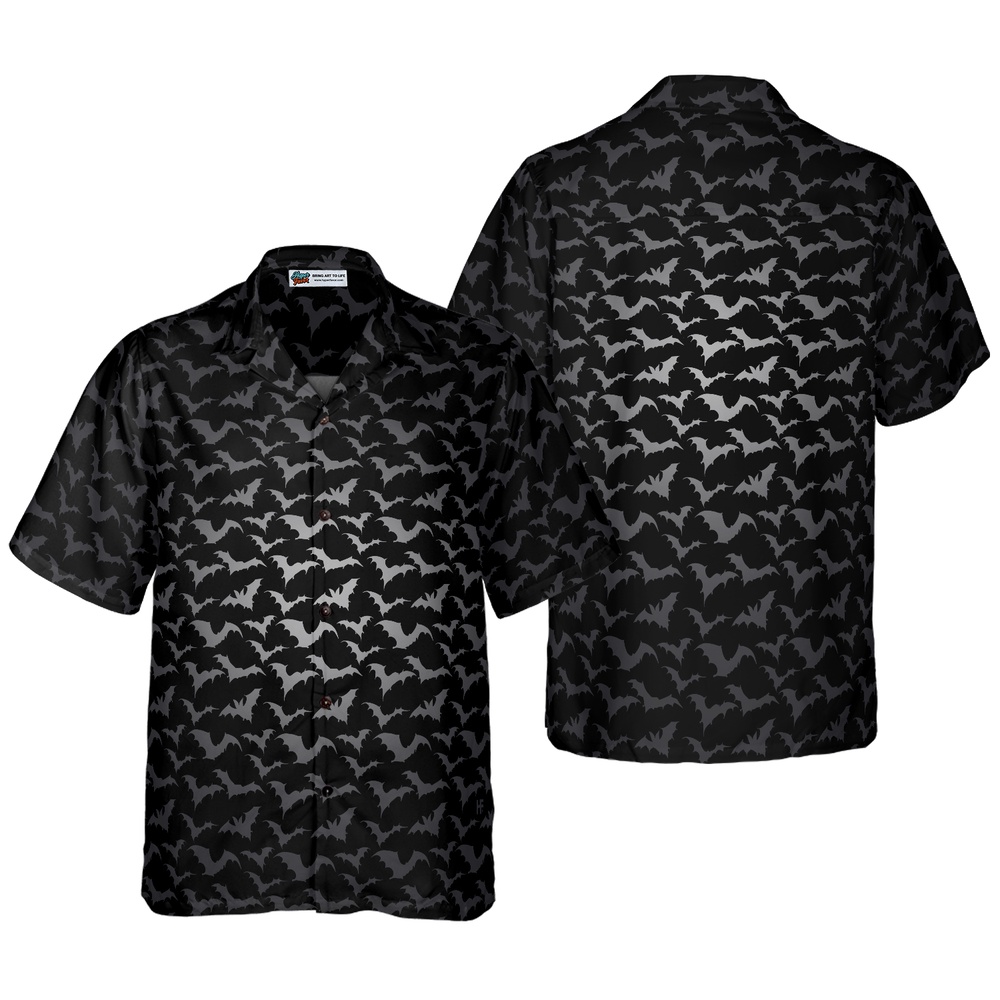 Seamless Bat Goth Hawaiian Shirt