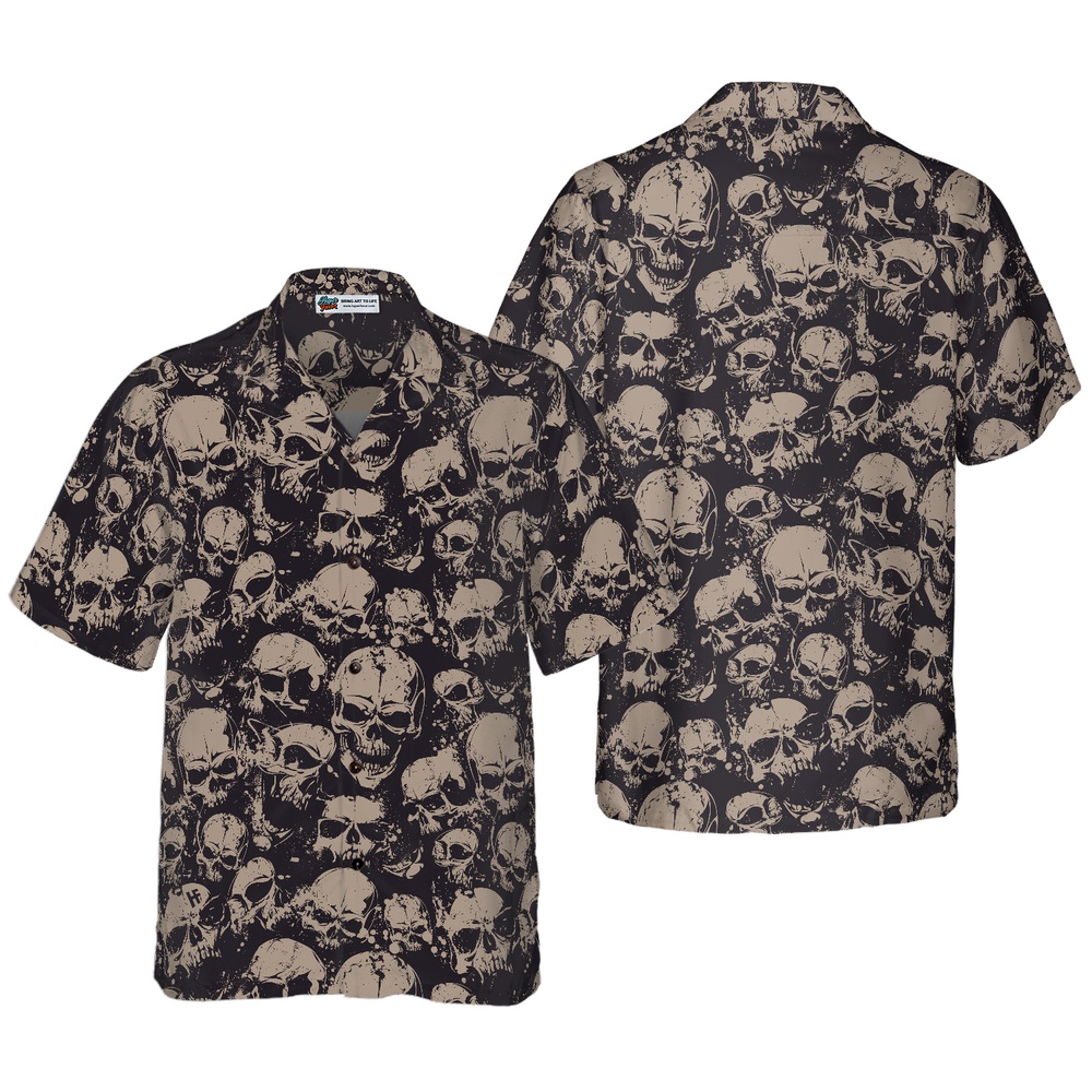 Skull And Cool Hawaiian Shirt