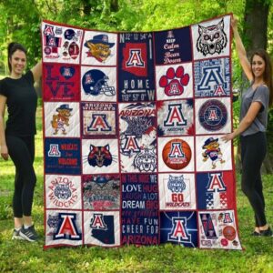 Arizona Wildcats Quilt Blanket Sports…