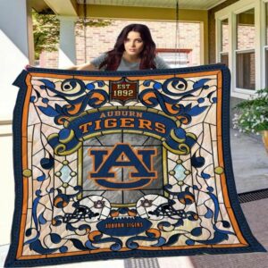 Auburn Tigers Quilt Blanket Elite Campus Cocoon 1