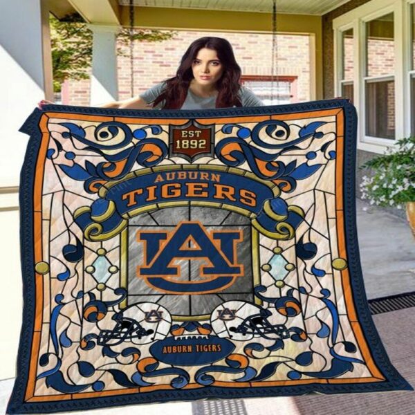 Auburn Tigers Quilt Blanket Elite Campus Cocoon