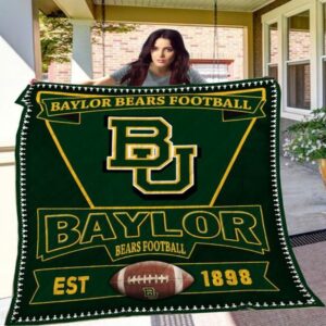 Baylor Bears Quilt Blanket Chic Campus Snuggle 1