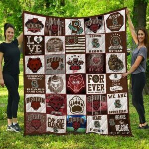 Brown Bears Quilt Blanket Regal Victory Sanctuary 1