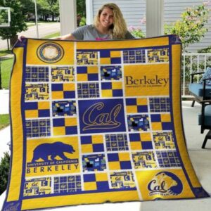 California Golden Bears Quilt Blanket Stylish College Essence 1