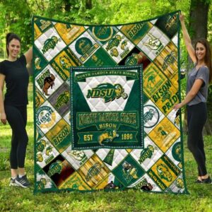 Dakota State Bison Ncaa Quilt…